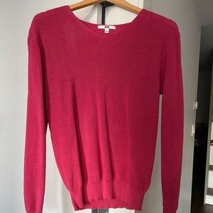 UNIQLO cotton cashmere V neck sweater (new)